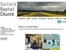 Tablet Screenshot of darfieldbaptist.org.nz